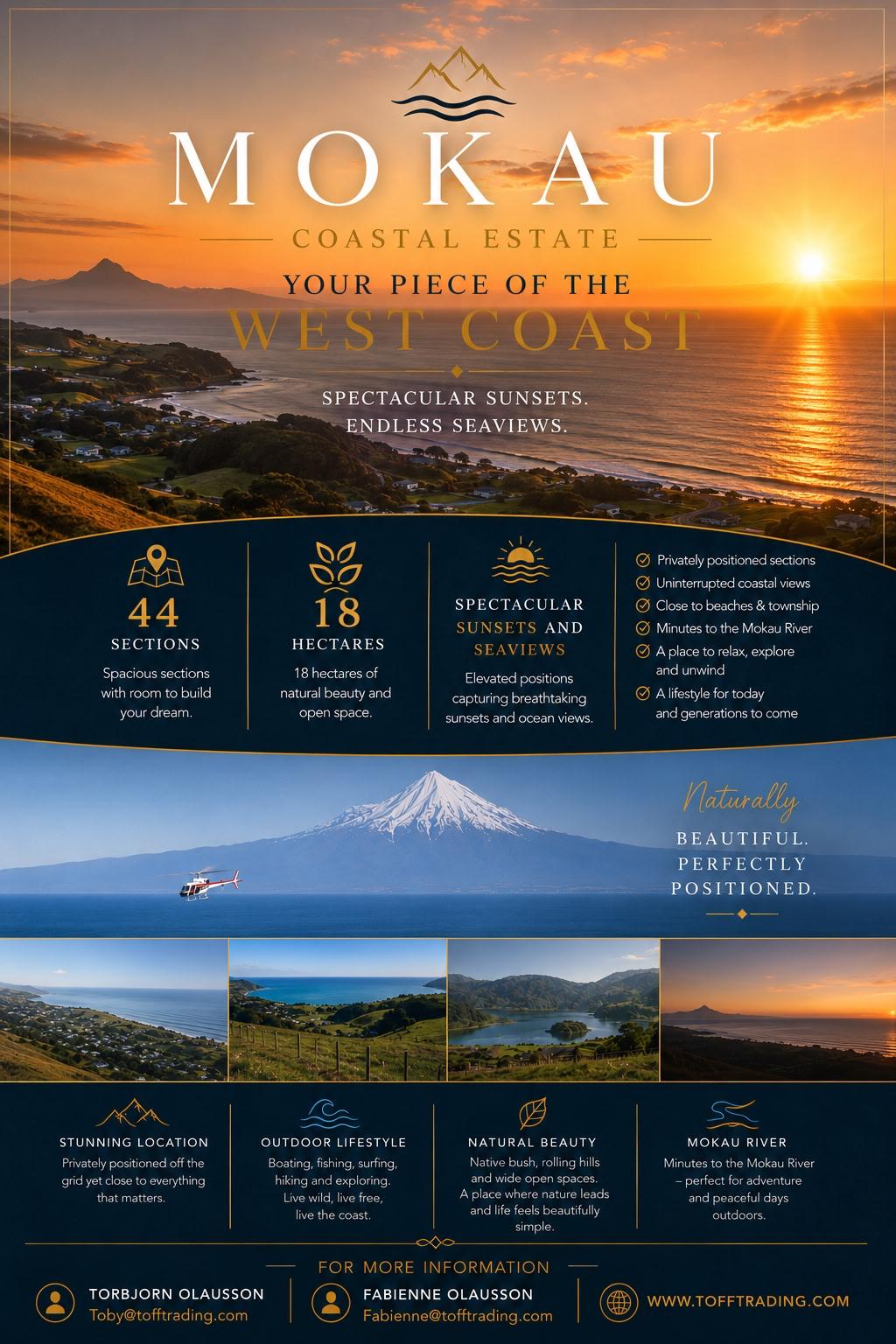 Mokau Coastal Estate — your piece of the West Coast brochure